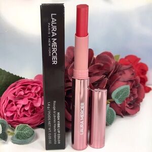 💜 2/$29! Laura Mercier High Vibe Lip Color in 182 Bright (Crimson (Red) *BNIB!